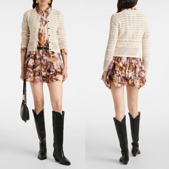 Isabel Marant Ajaline Cardigan in Ecru 38/6 - Picture 4 of 10